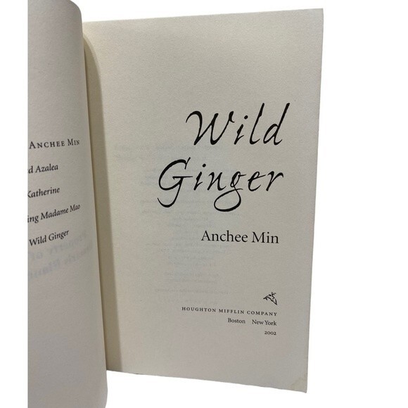 Book WILD GINGER, A Novel, Min, Anchee - Picture 2 of 3